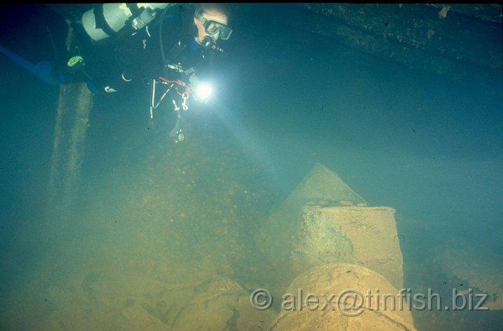 Oil Drums.jpg - Inside the hold looking at oil drums